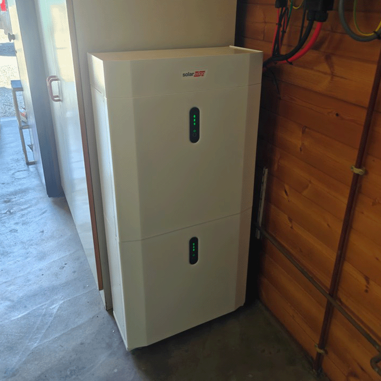 SolarEdge Home battery bij klant geinstalleerd